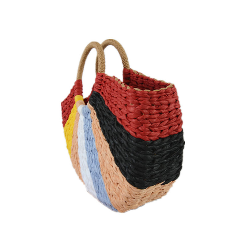 Simple Retro Straw Woven Bag Leisure Multifunctional Portable For Women