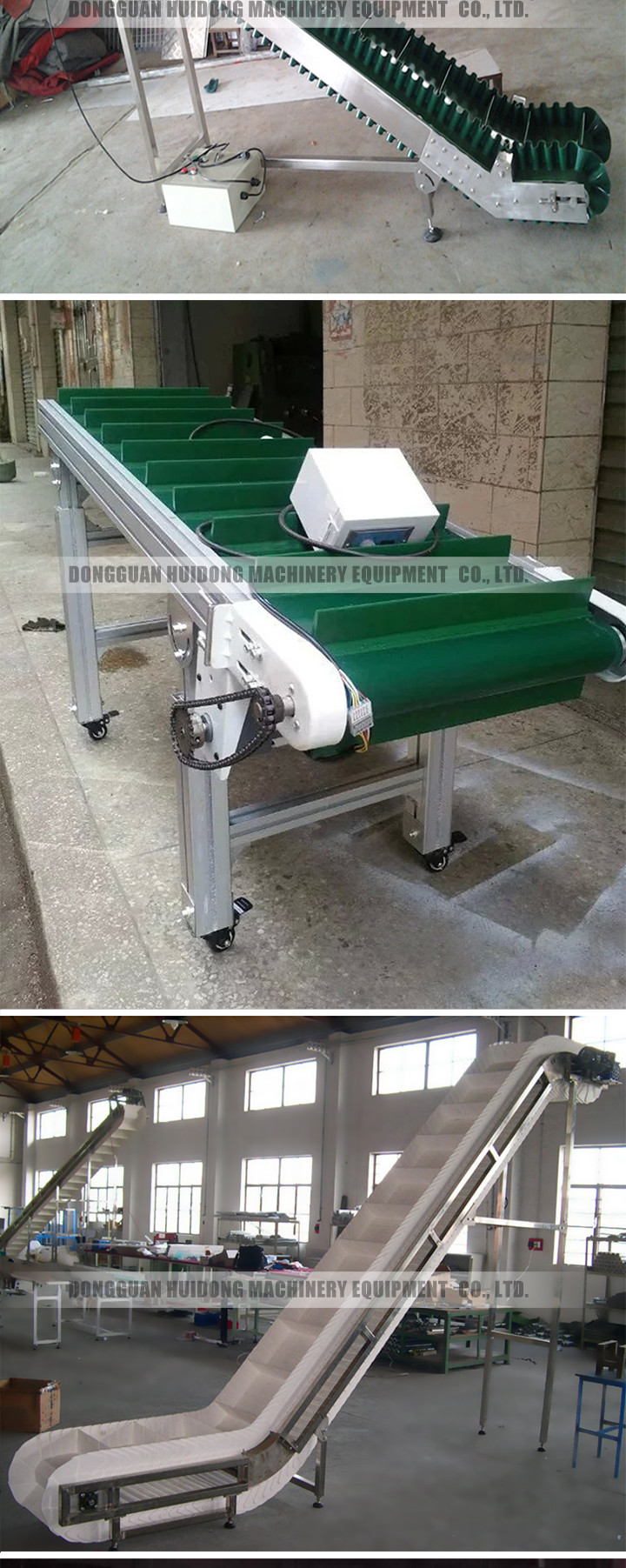 Sidewall Food Grade Rubber Conveyor Belt With 400 - 2600mm Belt Width