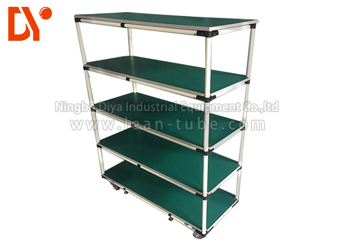 Aluminium Profile Push Tool Cart , Mechanic Work Cart Anti Corrosion