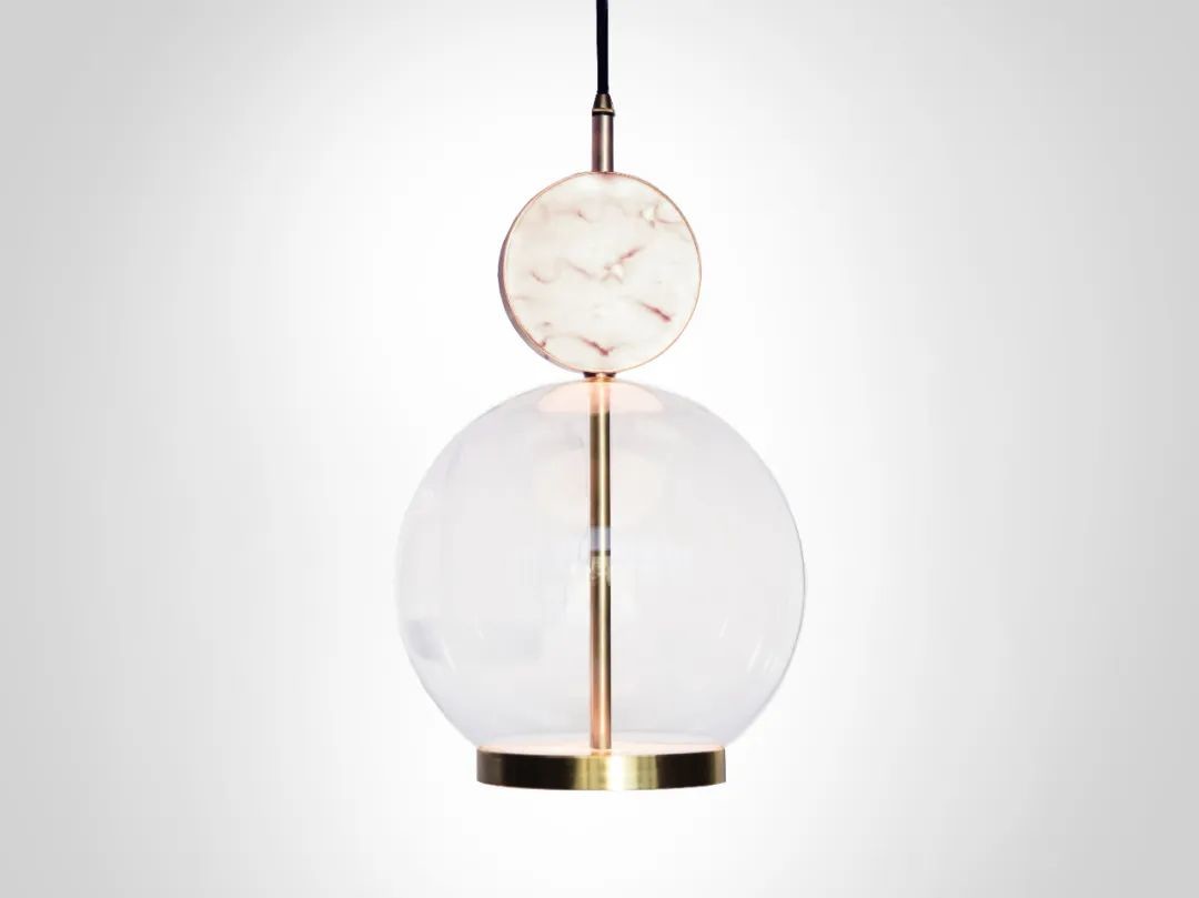 New Marble Led Pendant Chandelier Light Glass Ceiling Kitchen Lights