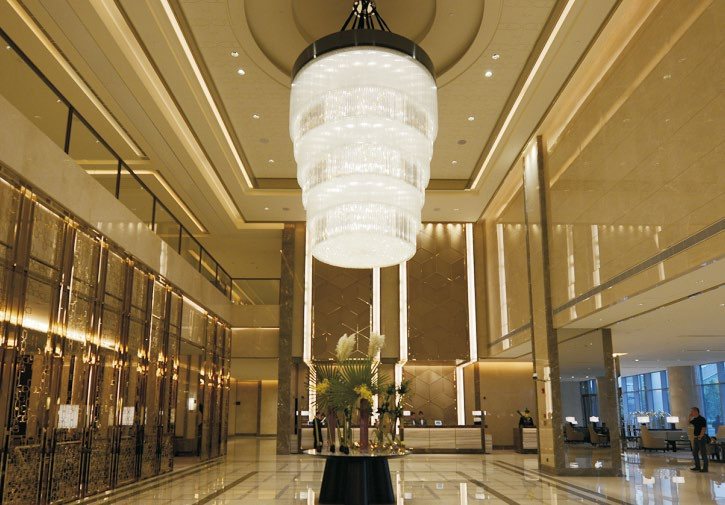 Extra Wide Extra Large Hanging Chandelier For Commercial Space