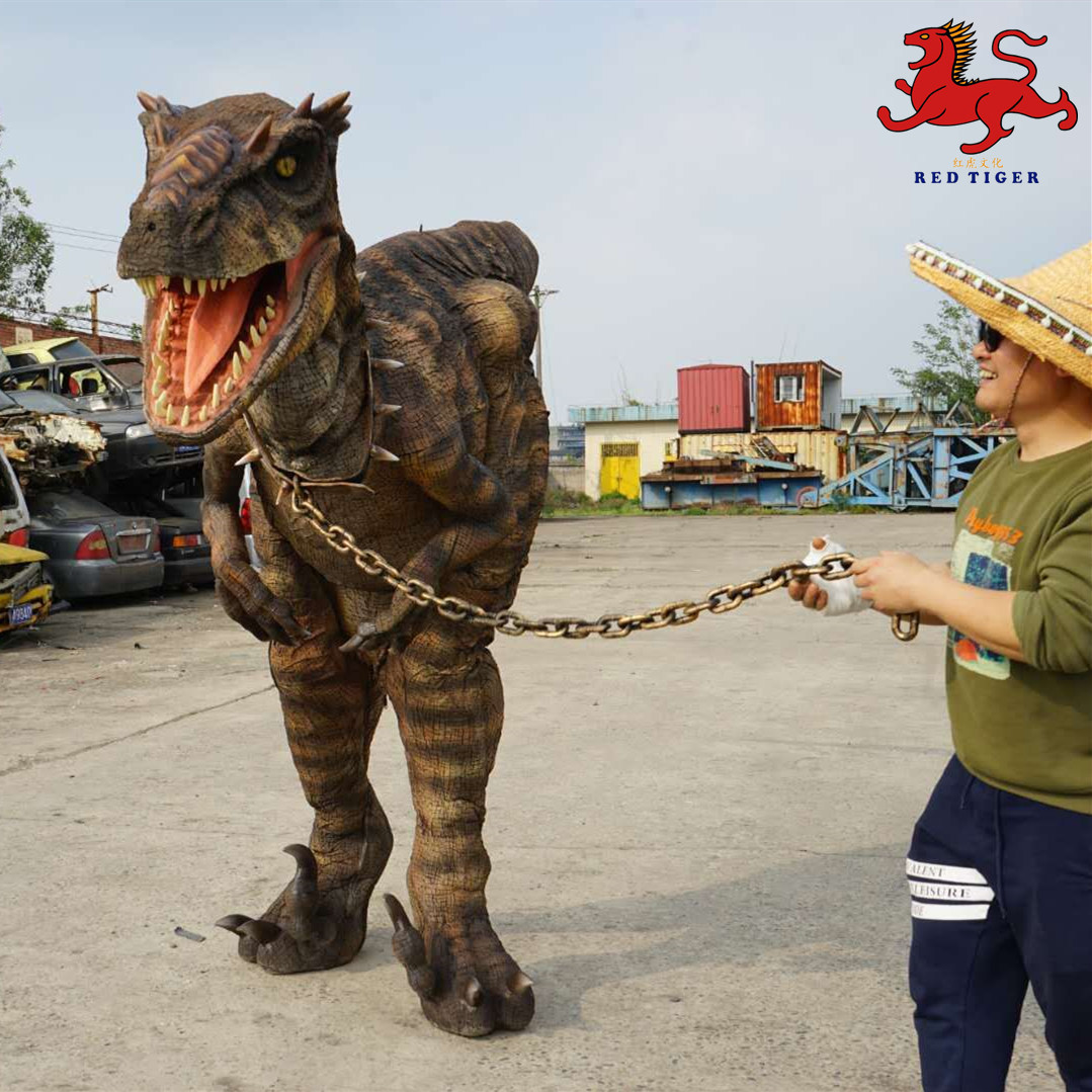 High Interactivity Animatronic Realistic Raptor Costume With Movement / Sound
