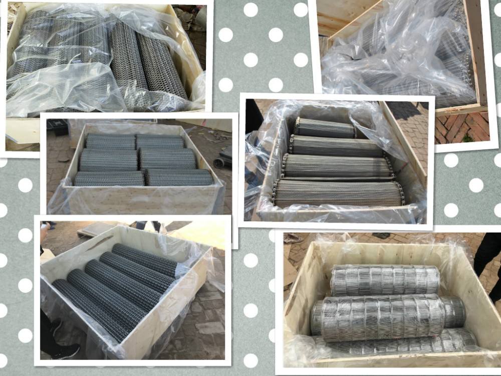 SUS316L Stainless Steel Conveyable Conveyor Belt Fabrication Mesh Wire