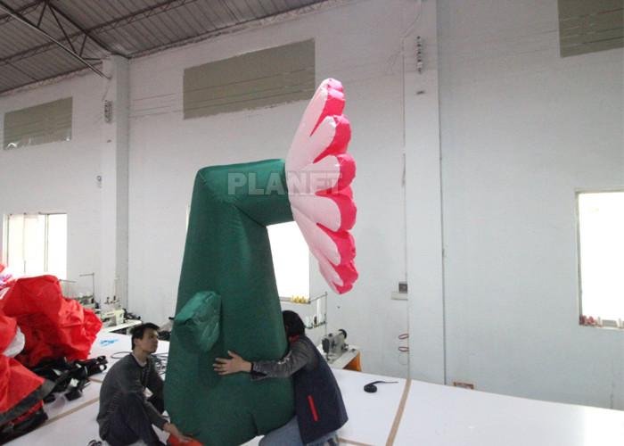 Customized Led Lighted Inflatable Flower For Stage Decoration