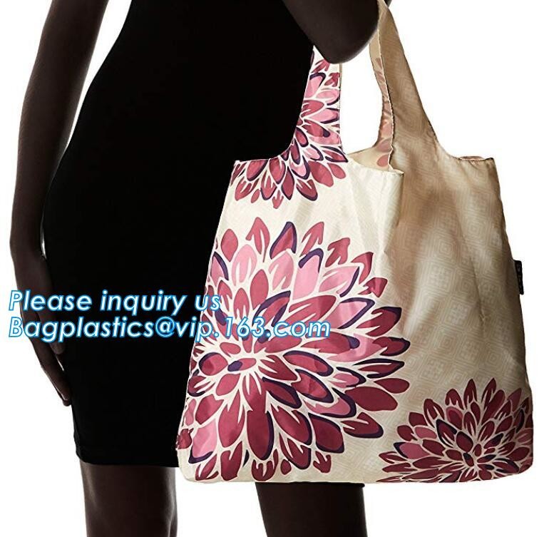 Promotion Custom Eco Friendly Sublimation Polyester Folding Shopping Bag,Promotional Sports Gym Sack Polyester Drawstrin