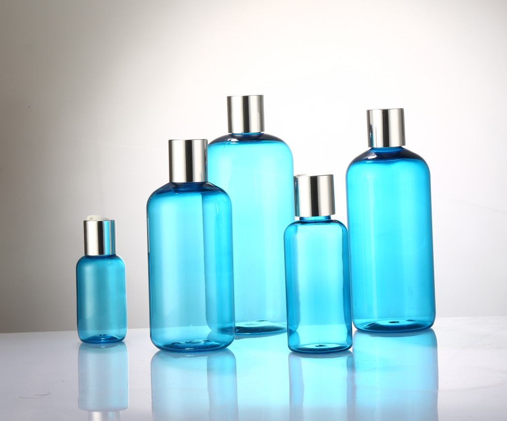 Eco Friendly Round Shampoo And Conditioner Bottle Disc Top Cap 50ml-350ml