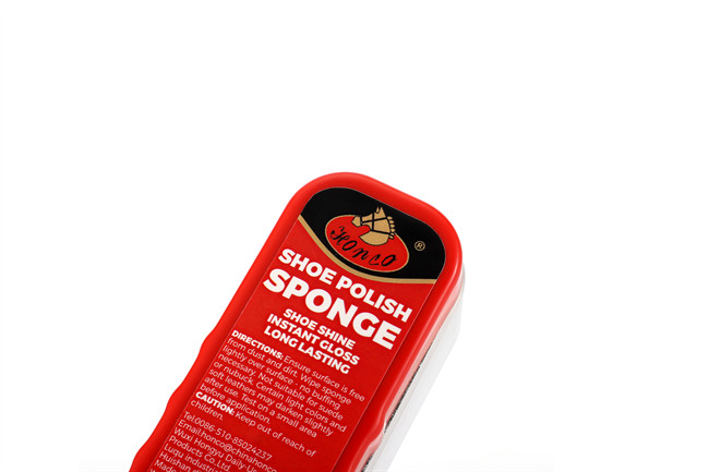 Instant Shoe Shine Sponge Strip Slender Shoe Cleaning Leather Care Polish
