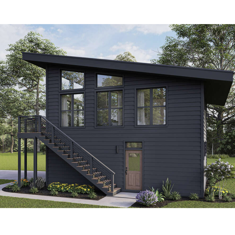 20ft/40ft Wall 50/75/100mm Wave Sandwich Panel Container House with Full Bathroom and Extendable Design