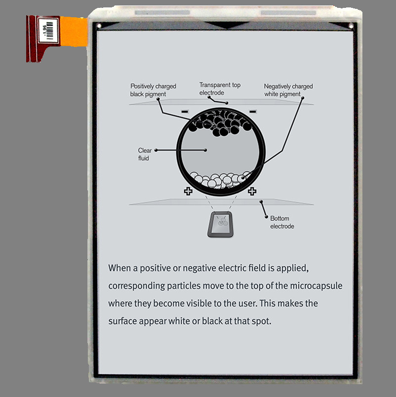PVI EPD 7.8 Inch E Paper Display Module , 1404 * 1872 Pixels Digital Paper Display