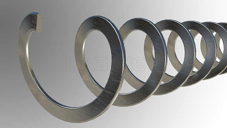 Hot Winding Rolled Spiral Blade Auger Segments 1.5 Years Warranty