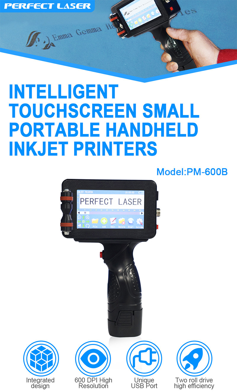Portable Inkjet Batch Code Printers Print Machine/Handheld Inkjet Printer Industrial/Inkjet Printer