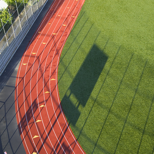 Rubber Synthetic Prefabricated Running Track Tartan Athletic Jogging Flooring