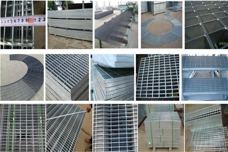 Plain Galvanized Serrated Bar Grating Rectangular Or Round Shape