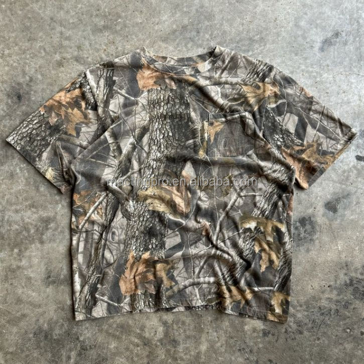 Men's All Over Print T Shirts With Heavyweight Cotton and Custom Silk Screen Printing