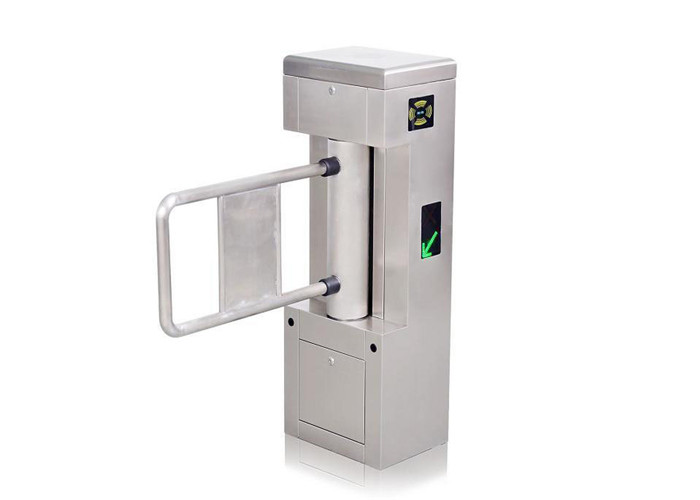 IP32 Pedestrian Swing Barrier Gate Electro Mechanical Brush 24VDC