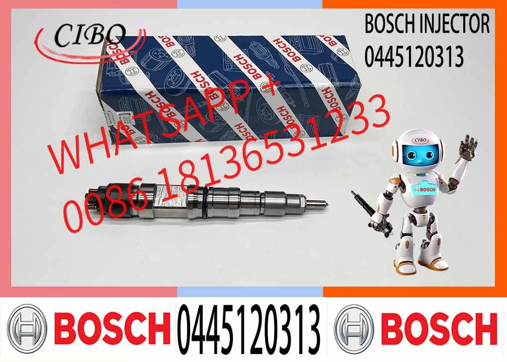 High Quality Nozzles 0445120313 Fuel Injection Systems 0 445 120 313 Common Rail Injector 0445 120 313 for MAN 044512031