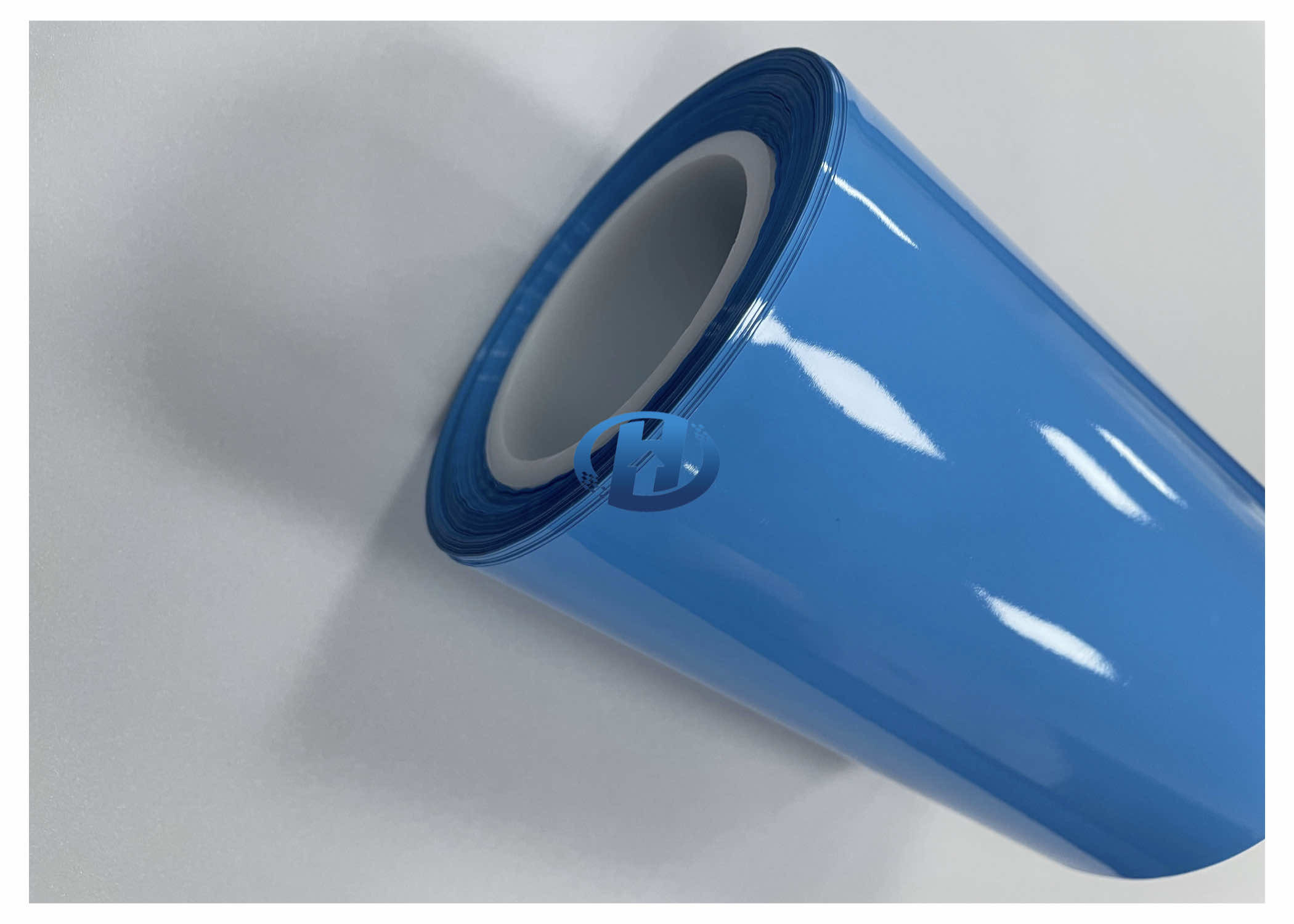 120 μm Blue Low Density PE Release film Single Side Silicone Coating Film Without silicone transfer No residuals