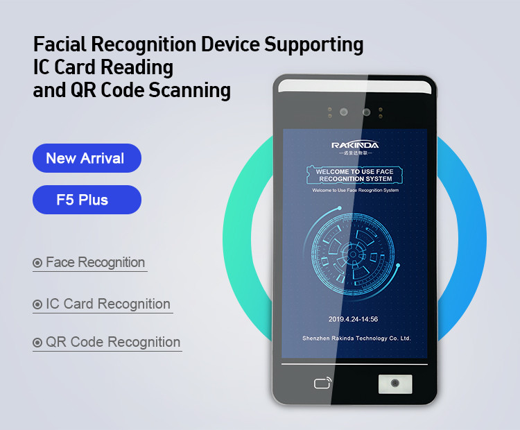 IR Android7.1 Face Recognition Temperature Measuring Machine Access control
