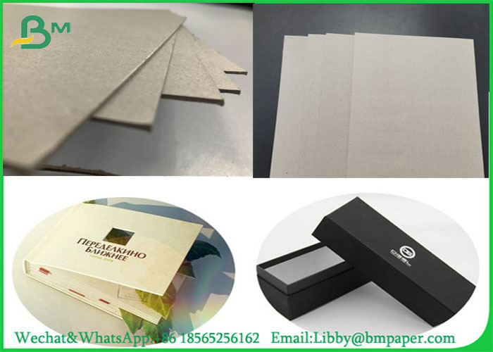 Laminated Straw Paper Board 2mm 1250gsm Uncoated Grey Chipboard In Sheets
