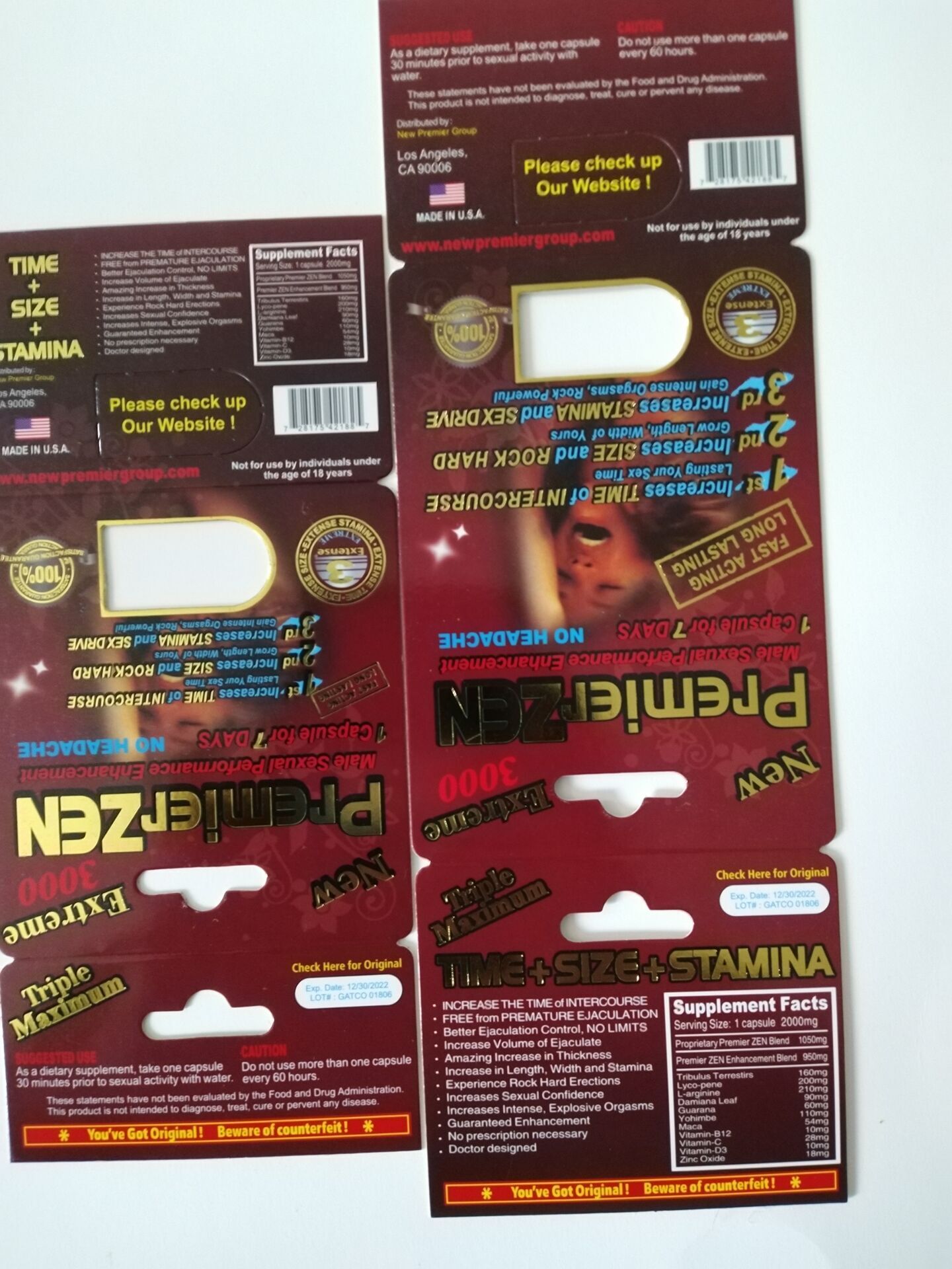 Slide Blister Insert Card,Male Enhancement Pills Packing,Sex Pill 3d Packing From Packaging Bags