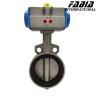 Buy cheap 4 Inch 3 Inch Pneumatic Clamp Butterfly Valve Stainless Steel Body from wholesalers
