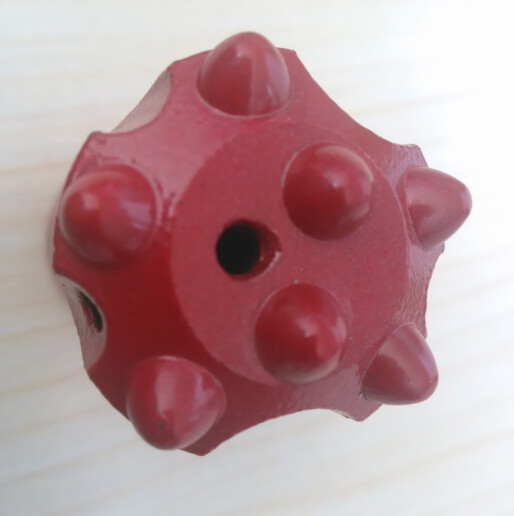 Hard Rock Drilling Tools , 7 / 11 / 12 Degree Taper Button Bit