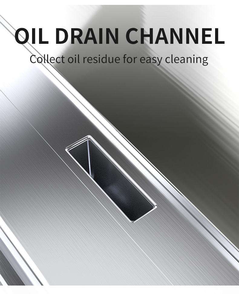 PTFE Non-Stick Material Electric Griddle for Counter Top Commercial Restaurant Kitchen