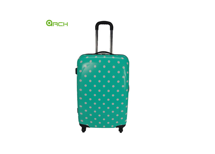 Adjustable Compression Straps Hard Sided Luggage Lightweight With Zippered Mesh Divider