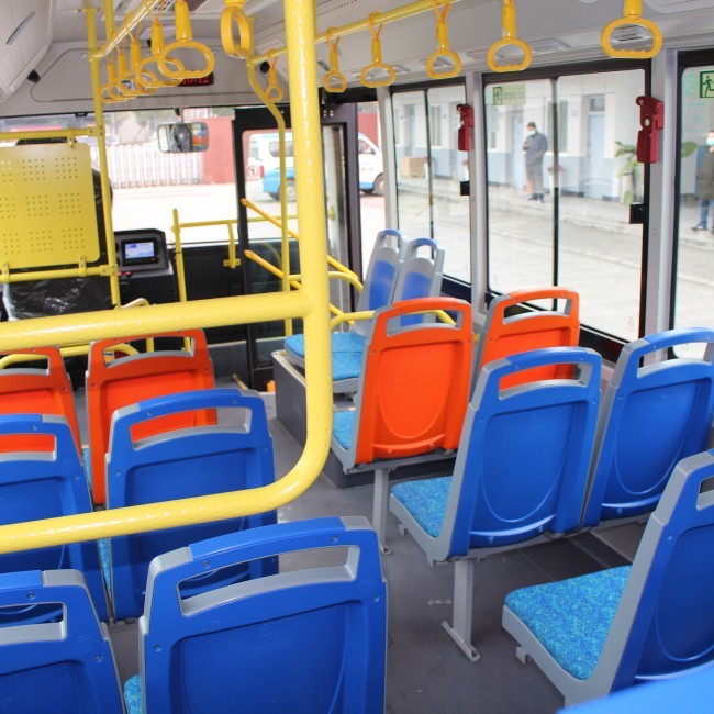 New Energy 7m 24 Seat Battery Operated Electric City Bus 69km/H