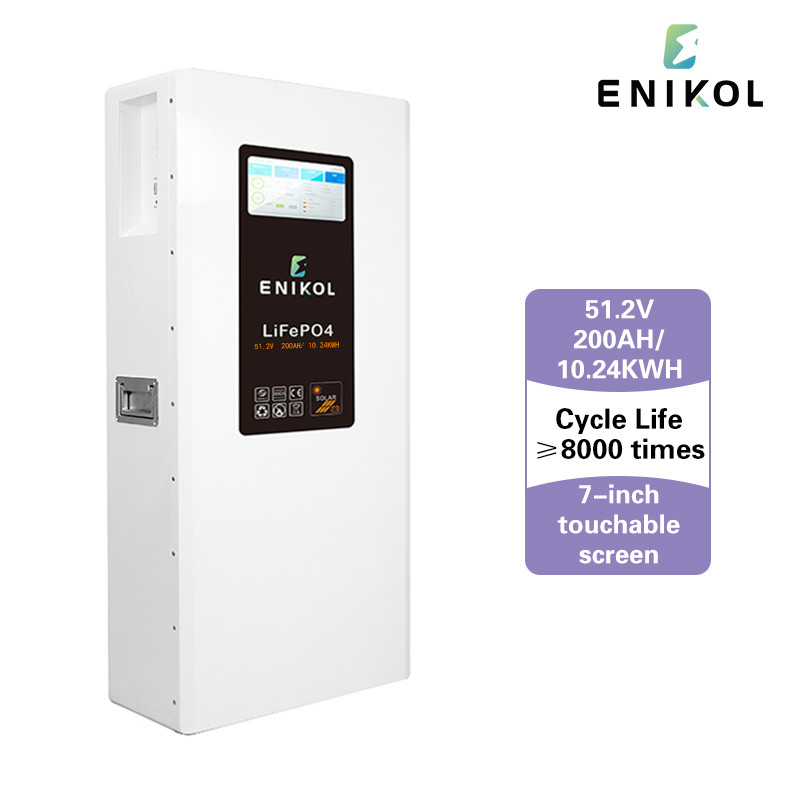 Household Solar Energy Storage 48V Lithium Iron Phosphate Battery Power Wall 10KWH