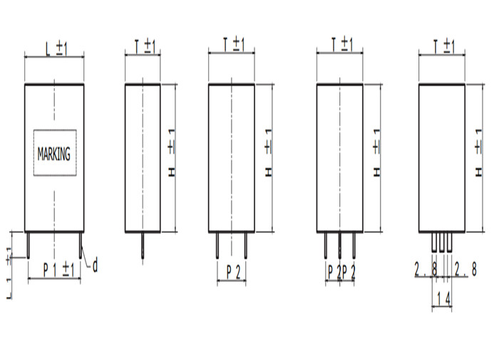 P35 3000VDC 5% 0.45UF Resonant Capacitor Self Healing