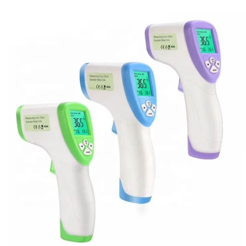 HD LCD Display Non Contact Infrared Forehead Thermometer