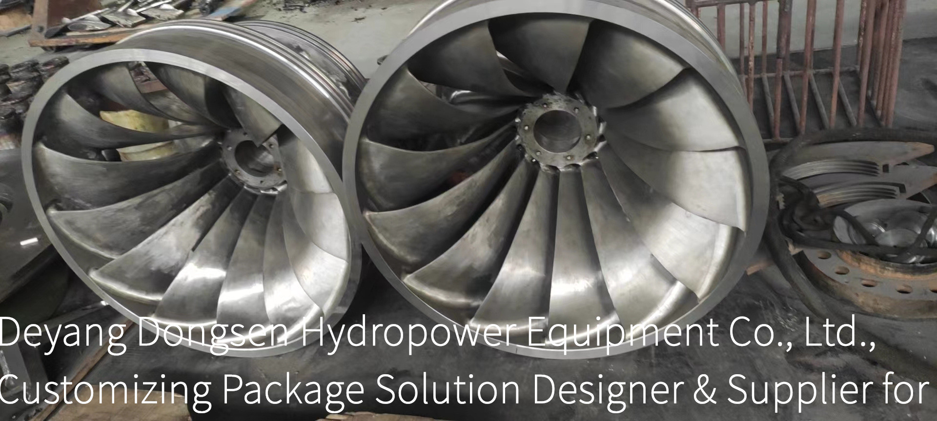 Power Generation Hydro Turbine Runner Made of Hardened Metals with Customized Design