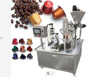 China JS 20CC Rotary Cup Filling Sealing Machine Coffee Powder Filling on sale
