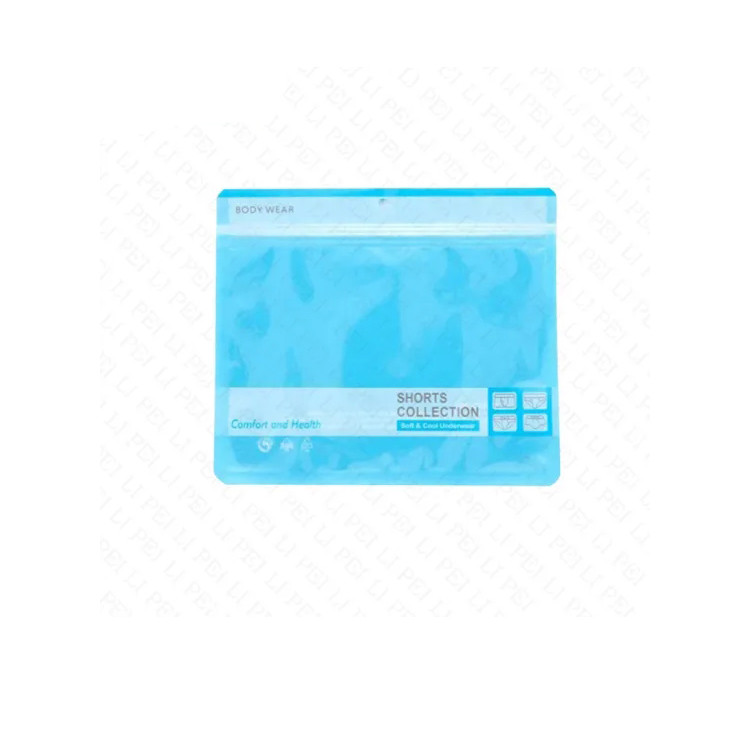 Waterproof Packing k Bags , 120 Microns OEM Custom Frosted Zipper Bags