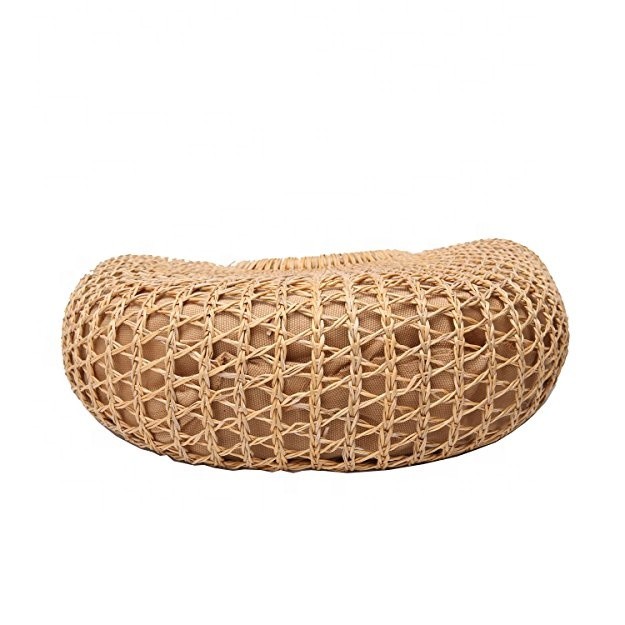 Handmade Vintage Tote Bag Natural Bali Straw Beach Bag For Women