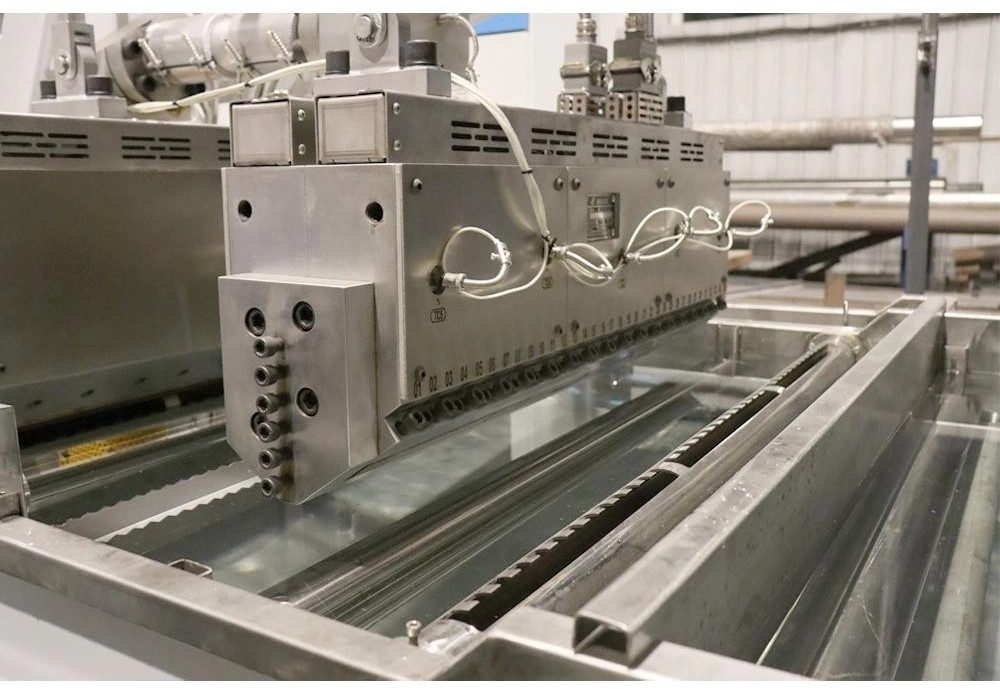 Flat Yarn Tape Extrusion Stretching Line For PE PP Woven Bag 250m/Min