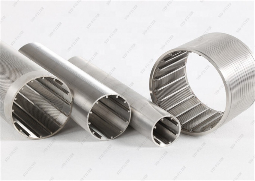 Stainless Steel 304 316L Wedge Wire Filter Elements Self Cleaning Filter Element