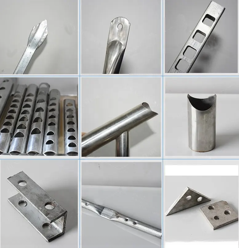 2023 Automatic Galvanized Pipe Square Round Hole Hole-Punching Machine Shearing Machines