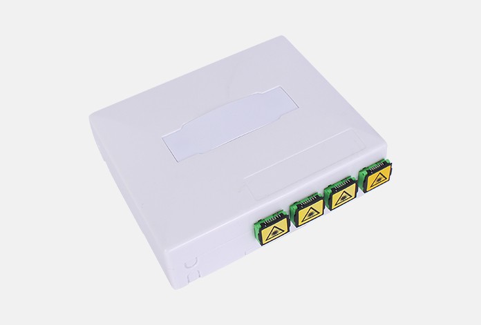 700 4 Core ABS Fiber Optic Termination Box White For Residential And Commercial Applications