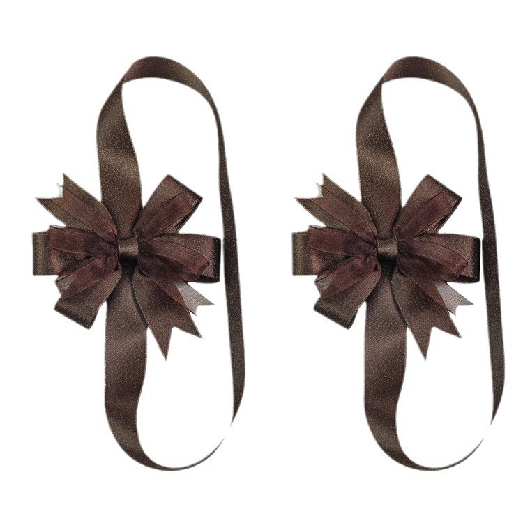 Customized Polyester Satin Ribbon Flowers For Party Decoration