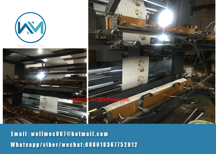 YT-A High speed 100meter per minute high precison 4 colors flexographic printing machine for paper and fim jumbo roll