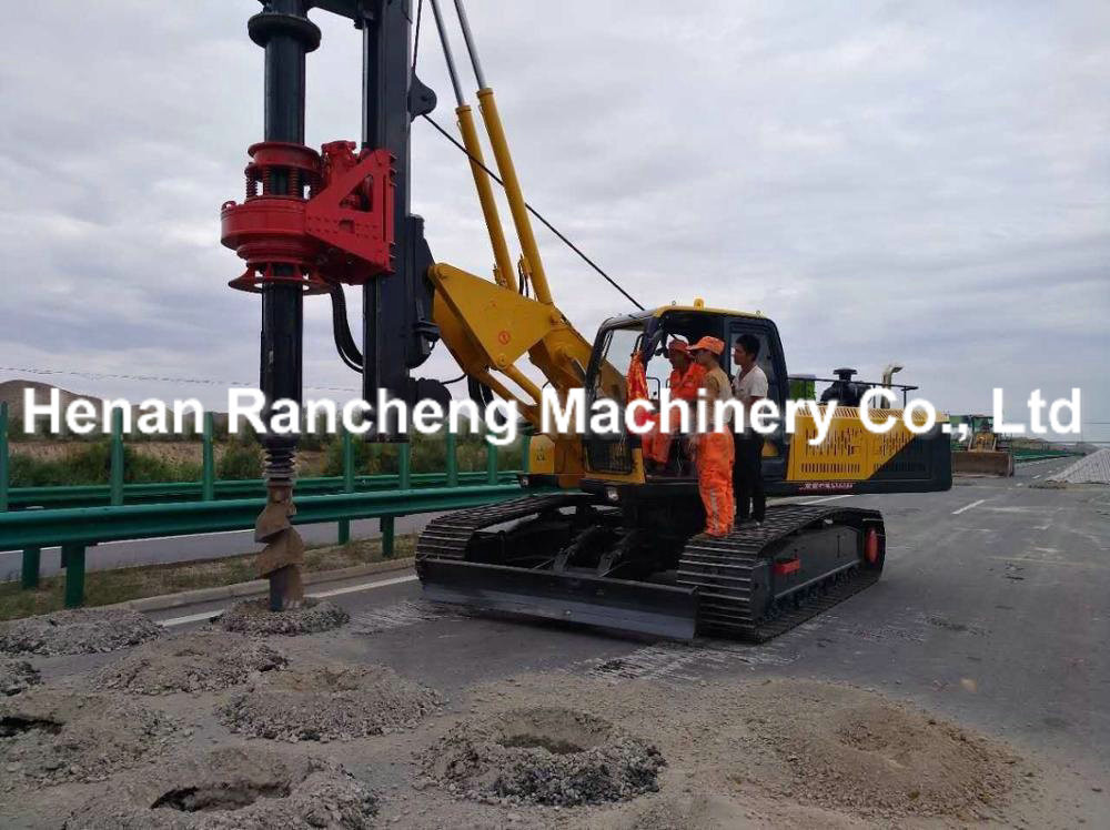 20m Rotary Drilling Rig Intelligent Operation And Display Point And Touch Control Panel Drilling Rig