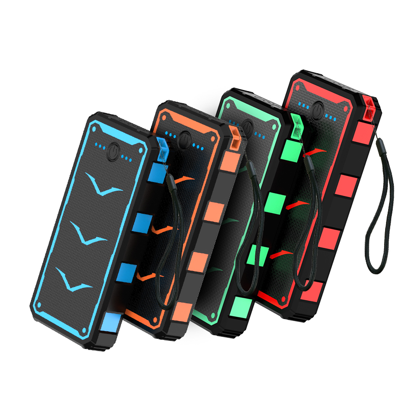 Quick Charge Support Solar Power Bank 20000mAh for Cell Phones and Smartphones