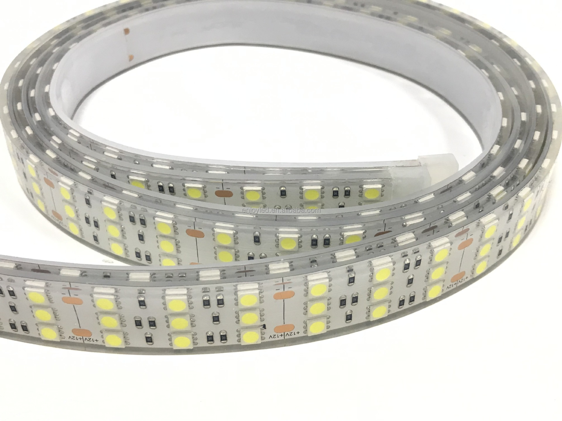9000K 5050 12V Dimmable LED Strip Three Row 180 Lamps Led Tape