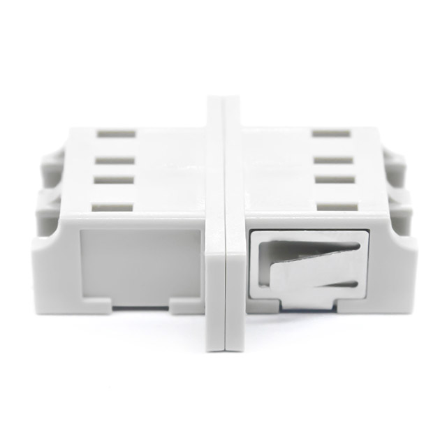 Loading Test ≥ 70 N and Insertion Loss 0.2dB Fiber Optic LC/PC Duplex Adapter with Flange