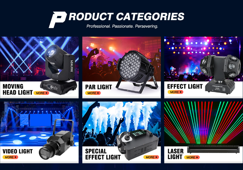 260W RGBW DMX512 Disco Moving Head Light 16CH Disco Par Light