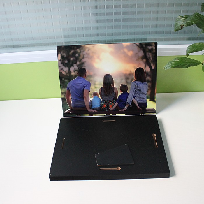 Wooden 25x19cm 3D Sublimation MDF Photo Frame