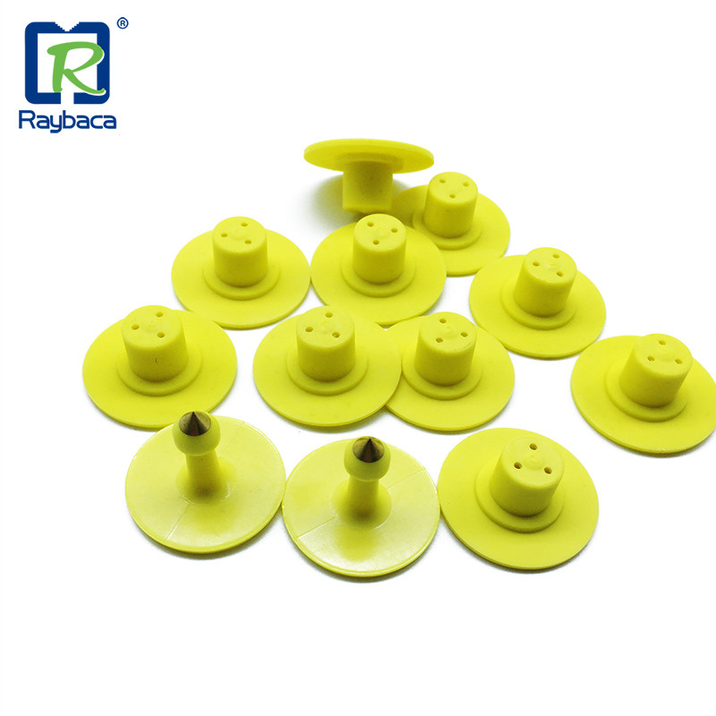 TPU Dia30mm Pig Identification Tags Laser Printed Number Logo