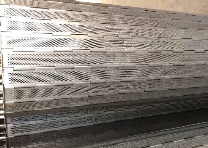 Plate Link Ss304 1.2mm Conveyor Wire Mesh Belt